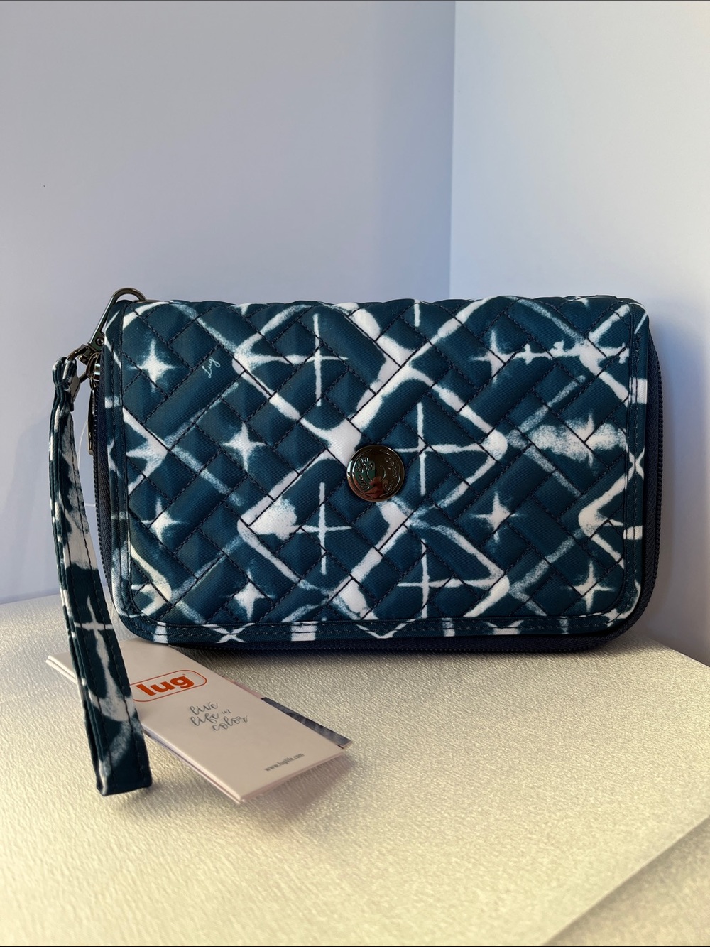 LUG - Quickstep Convertible Wallet in Diamond Navy